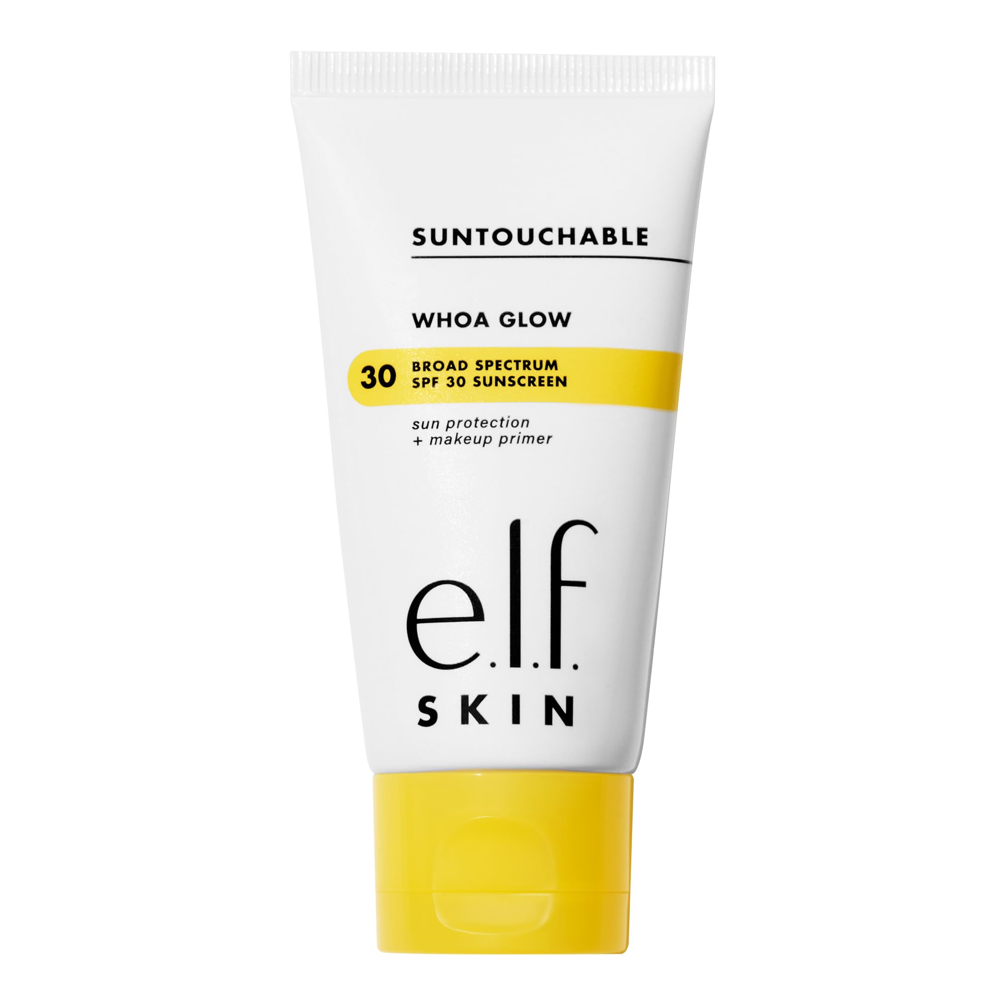 e.l.f. SKIN Suntouchable Whoa Glow SPF 30 Sunscreen & Makeup Primer For Glowy Finish,Vegan & Cruelty-Free, Hyaluronic Ac