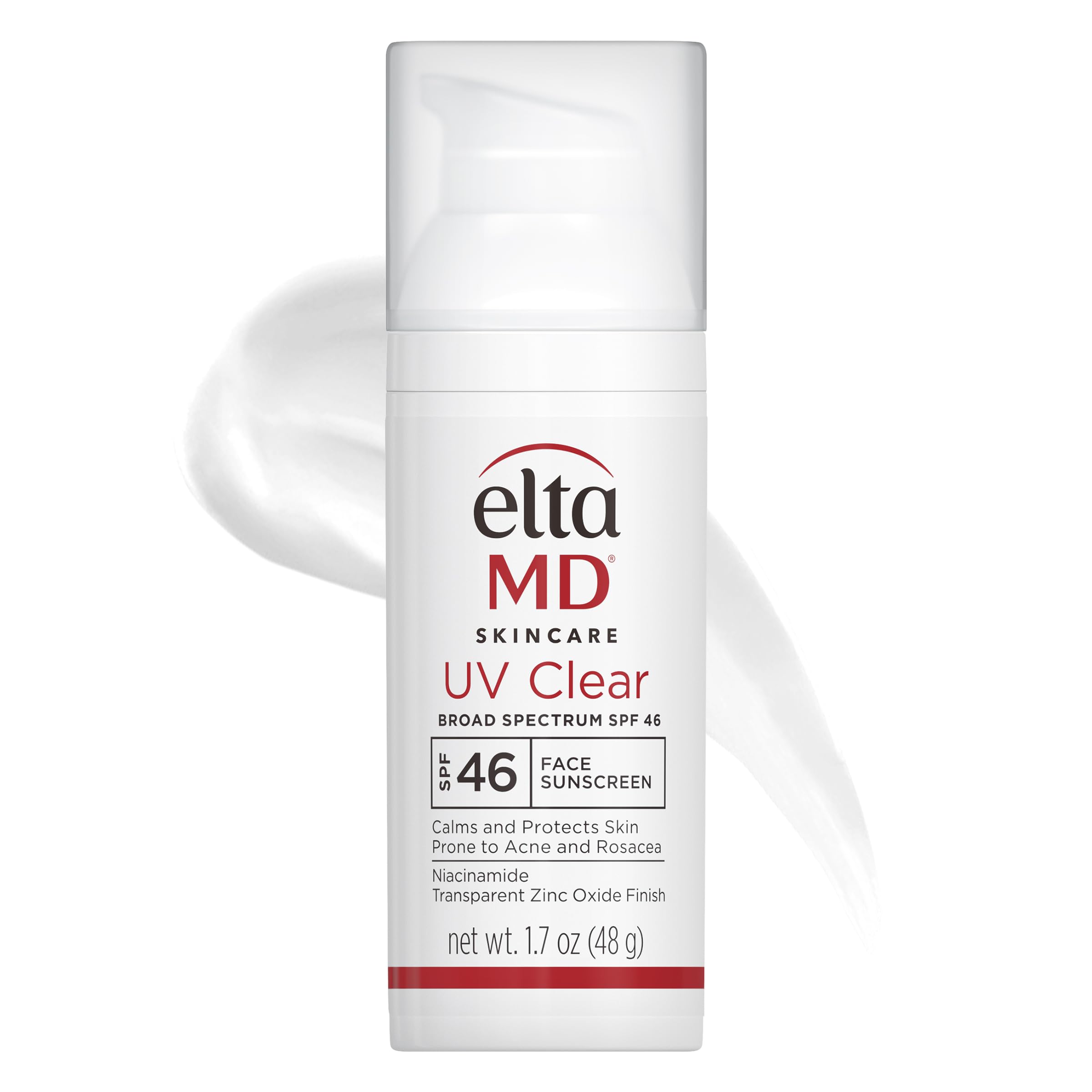 EltaMD Oil-Free UV Clear Sunscreen SPF 46 forSensitive Skin
| Dermatologist Recommended EltaMD Zinc Oxide Face Sunscree